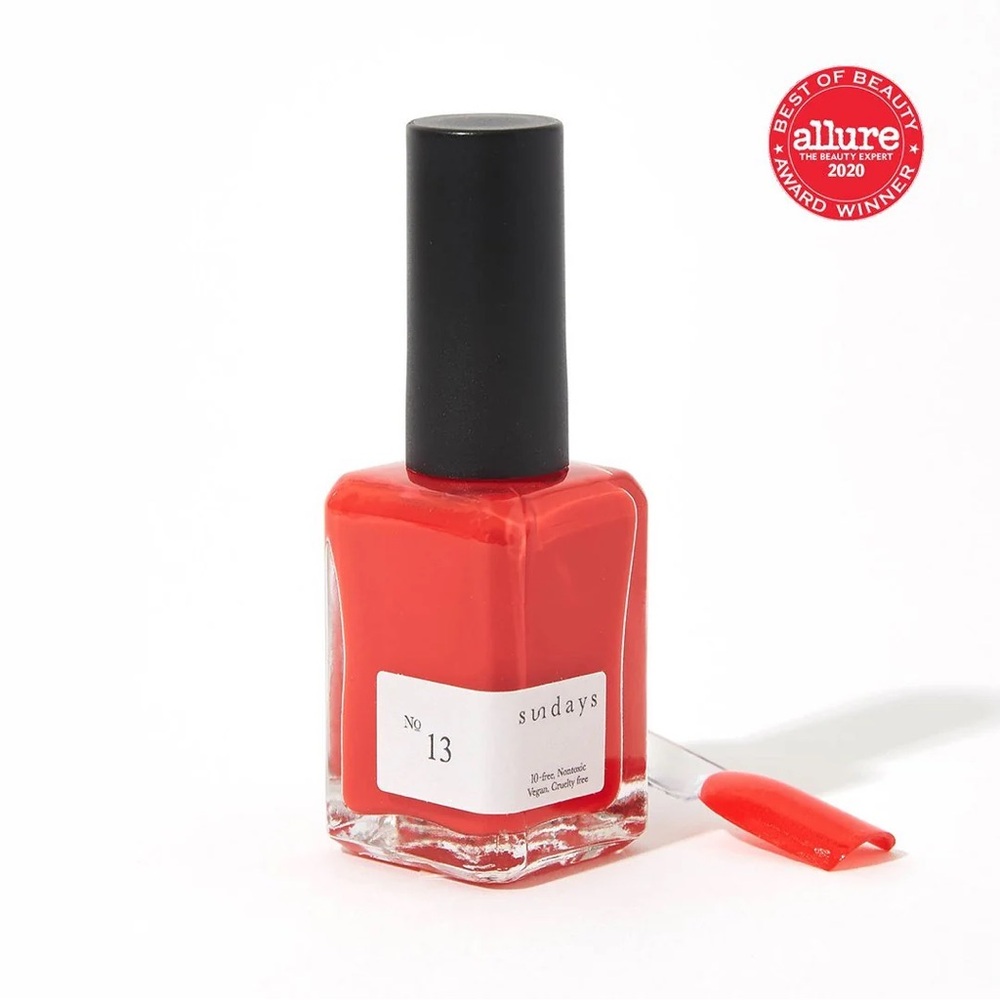 Sundays Bold Red Nail Polish No. 13